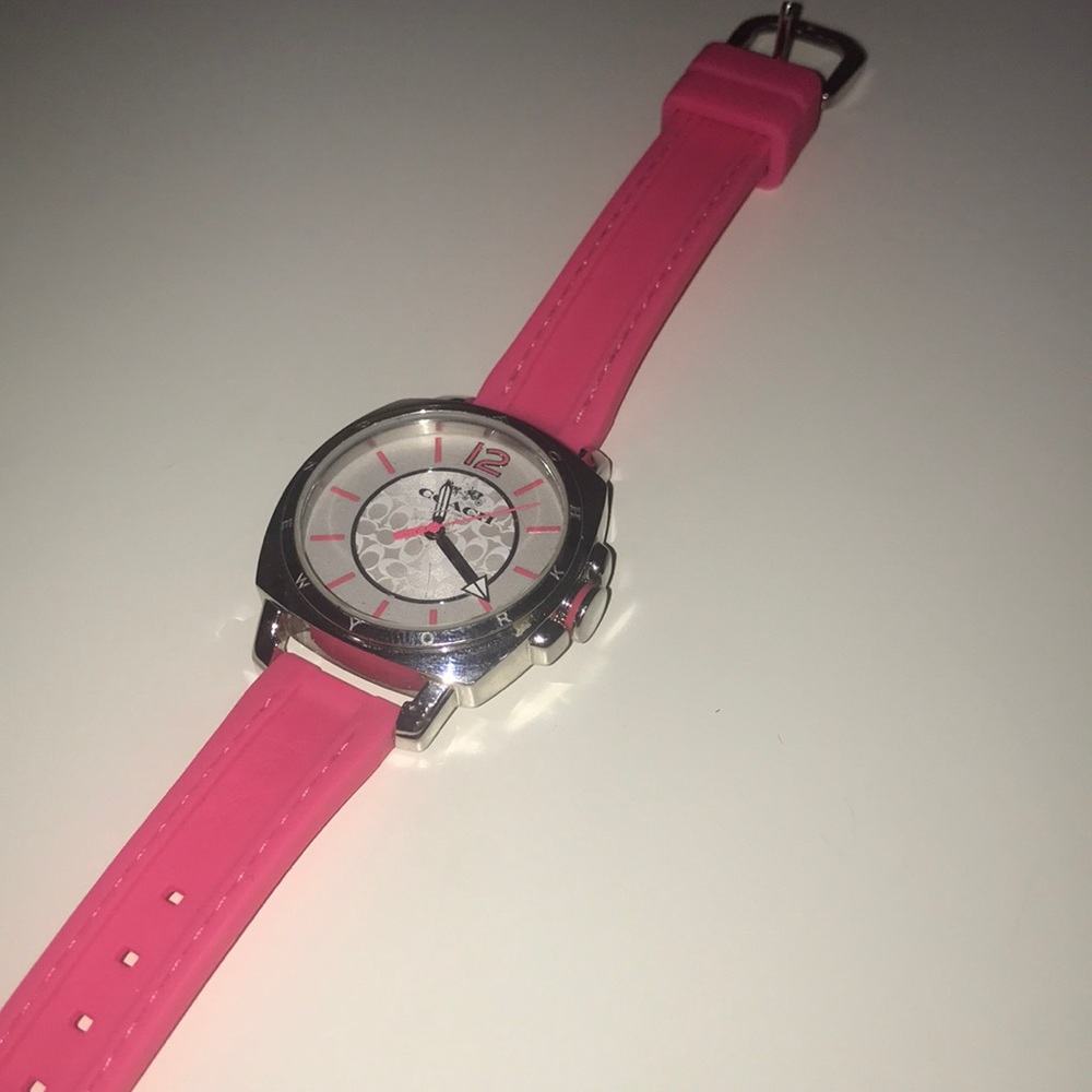 Authentic Pink Coach Watch
